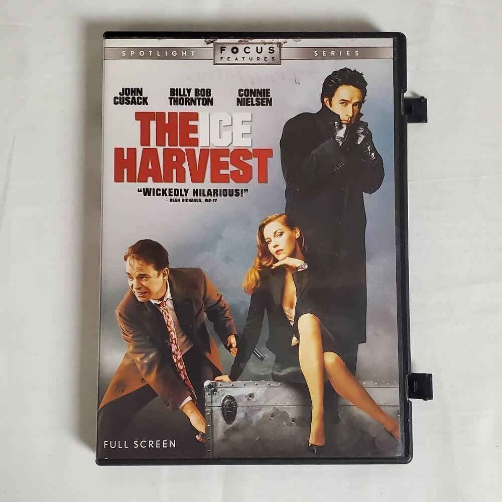 The Ice Harvest (DVD, Full Screen) John Cusack Dark Comedy Crime